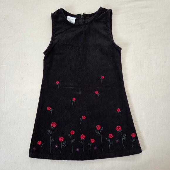 OshKosh B'gosh Other - Vintage Oshkosh Velvet Rose Dress 5t